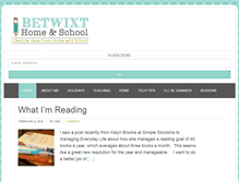 Tablet Screenshot of betwixthomeandschool.com